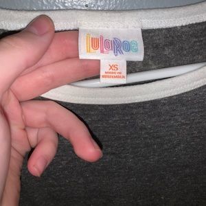 form sitting lularoe dress